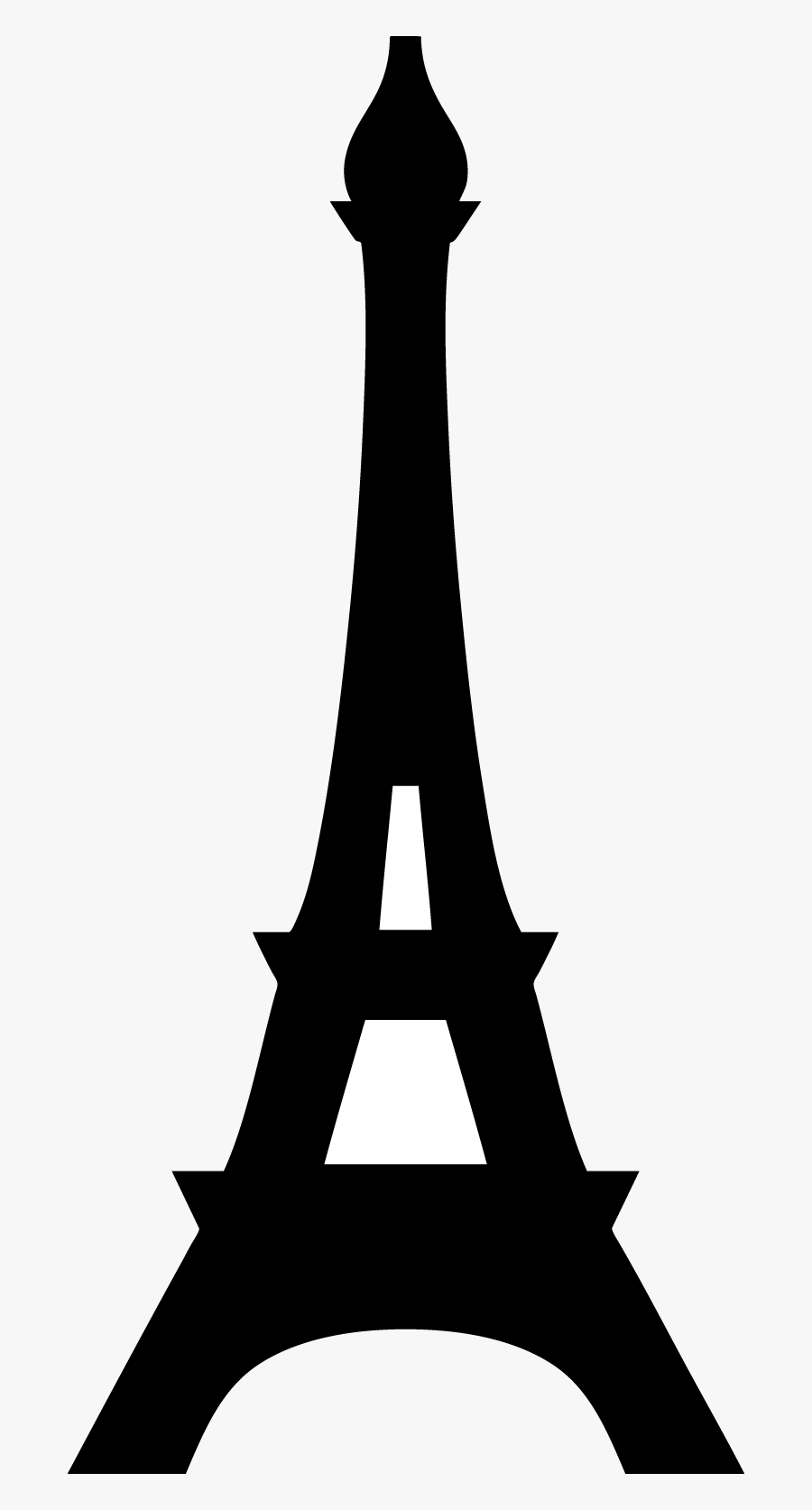 Clip Art Eiffel Tower Girls - Eiffel Tower Outline, Transparent Clipart