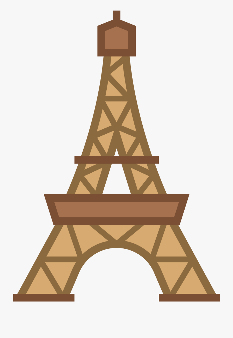 Tower Clipart Eiffel - Eiffel Tower Top Png, Transparent Clipart