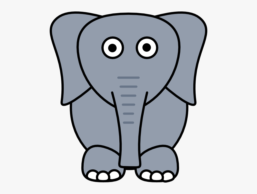 Top Elephant Clip Art Images And Pictures Share Submit - Cartoon Elephant Face Drawing, Transparent Clipart