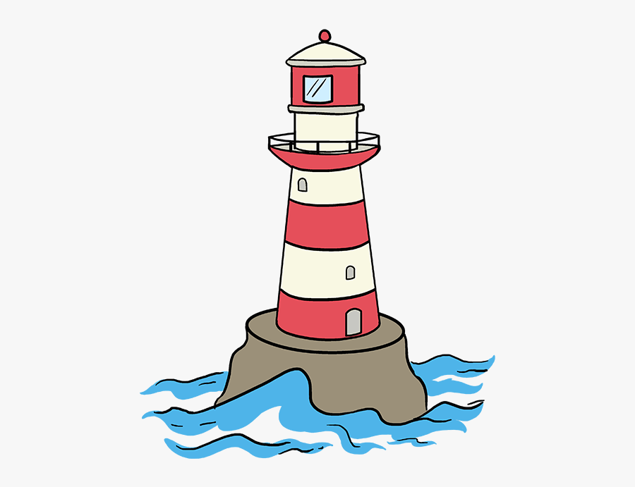 Easy Lighthouse Drawing Free Transparent Clipart Clipartkey | Images