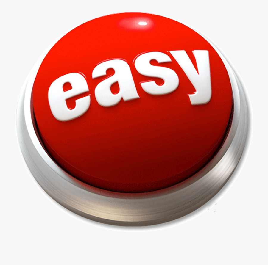 Easy Button, Transparent Clipart