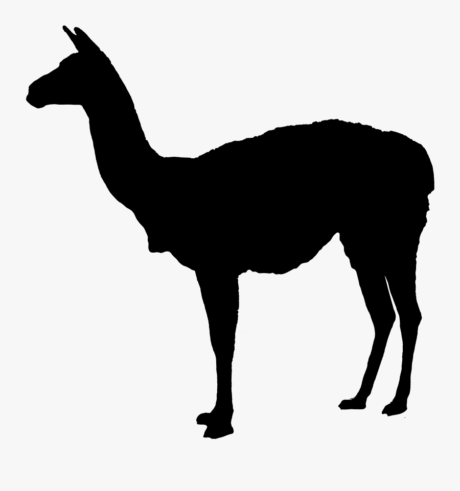 Llama Clipart Lama - Doe Silhouette Transparent, Transparent Clipart