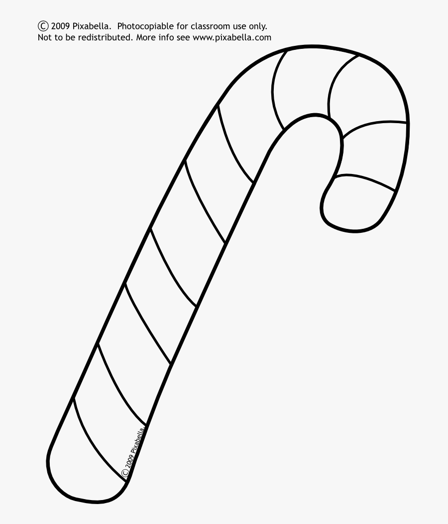 Candy Cane Clipart Black And White Free - Candy Cane Coloring Pages ...