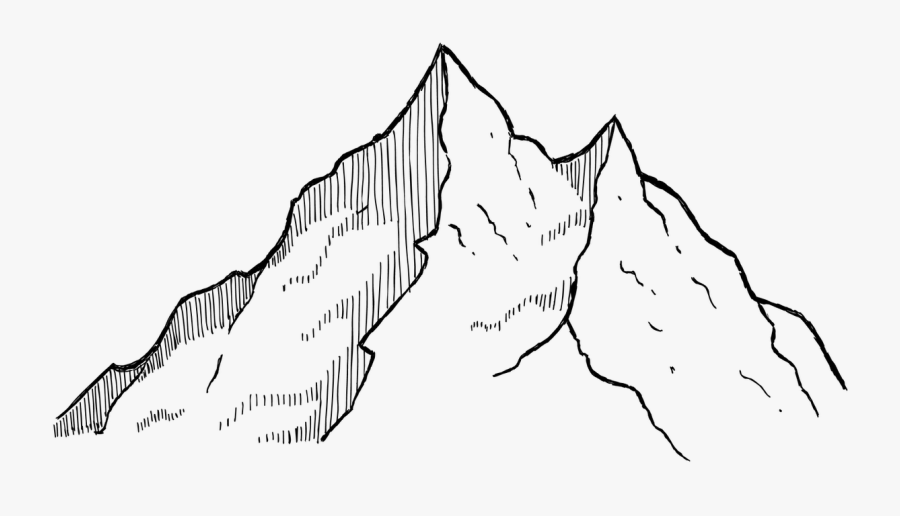 Transparent Mountains Clipart Png - Transparent Mountain Drawing Png, Transparent Clipart