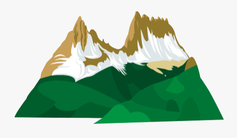 Green Mountains Clip Art - Cartoon Mountain Transparent Background, Transparent Clipart