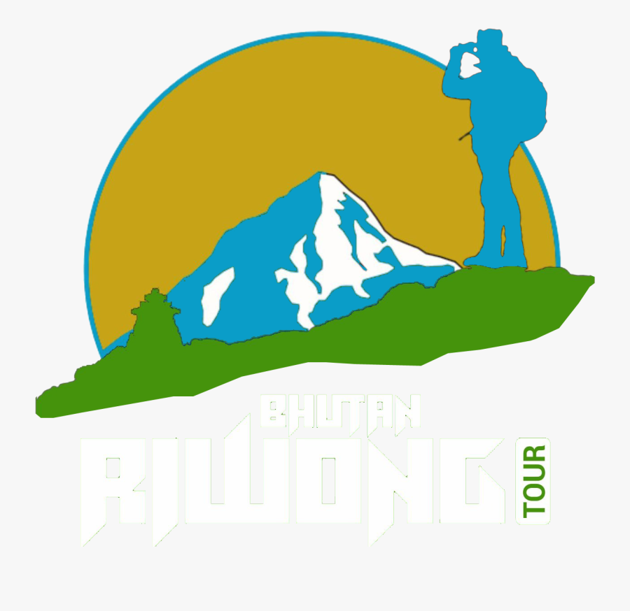 Bhutan Riwong Tour - Mountain Clip Art In Circle, Transparent Clipart