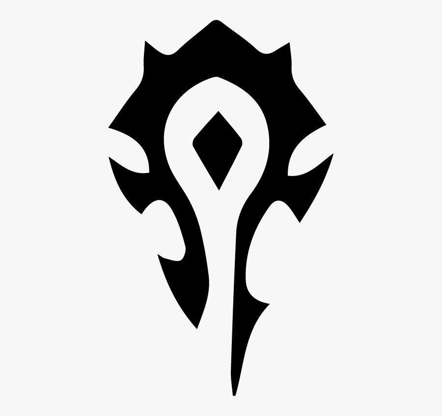 Transparent World Of Warcraft - Wow Horde Symbol, Transparent Clipart