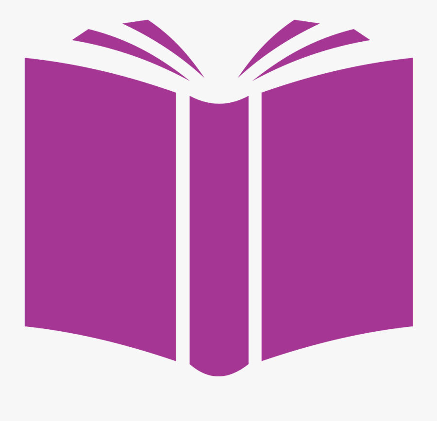 Open Book Image - Book Clipart Purple, Transparent Clipart