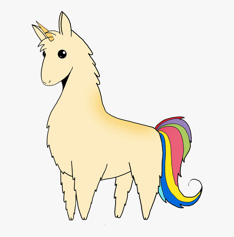 Llamacorn Ii By - Unicorn Llamacorn, Transparent Clipart