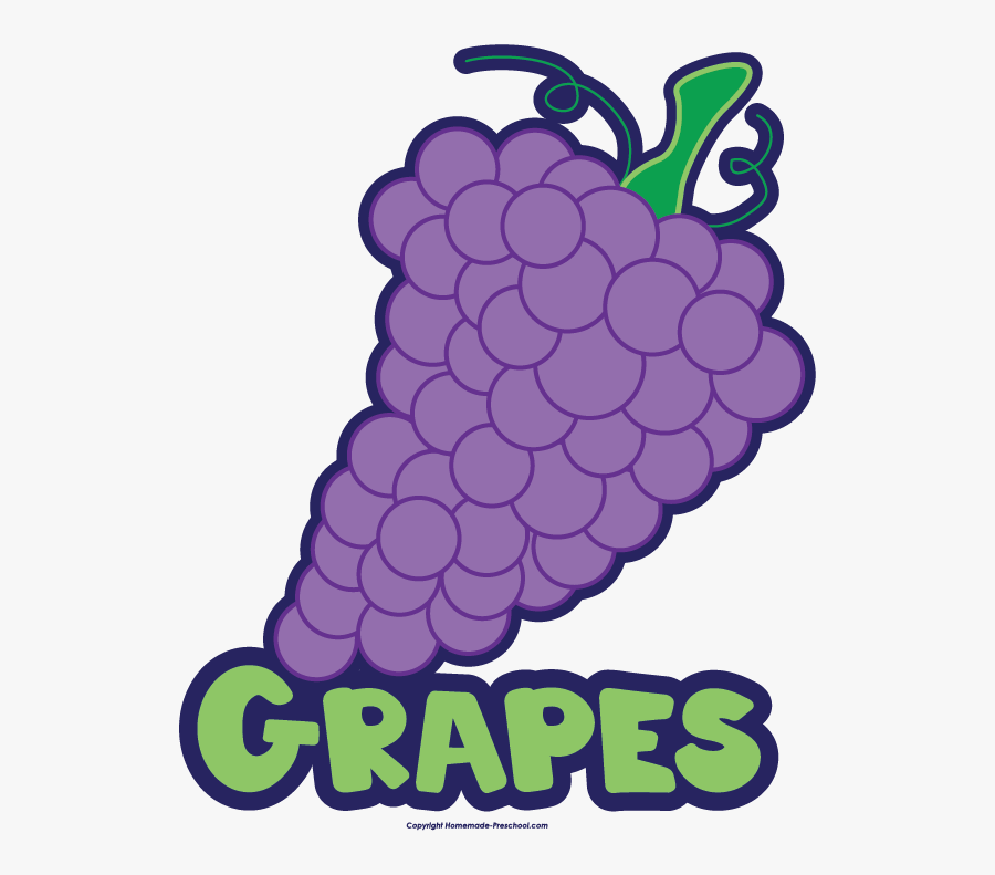 Grapes Clipart Name - Grapes Image With Name, Transparent Clipart