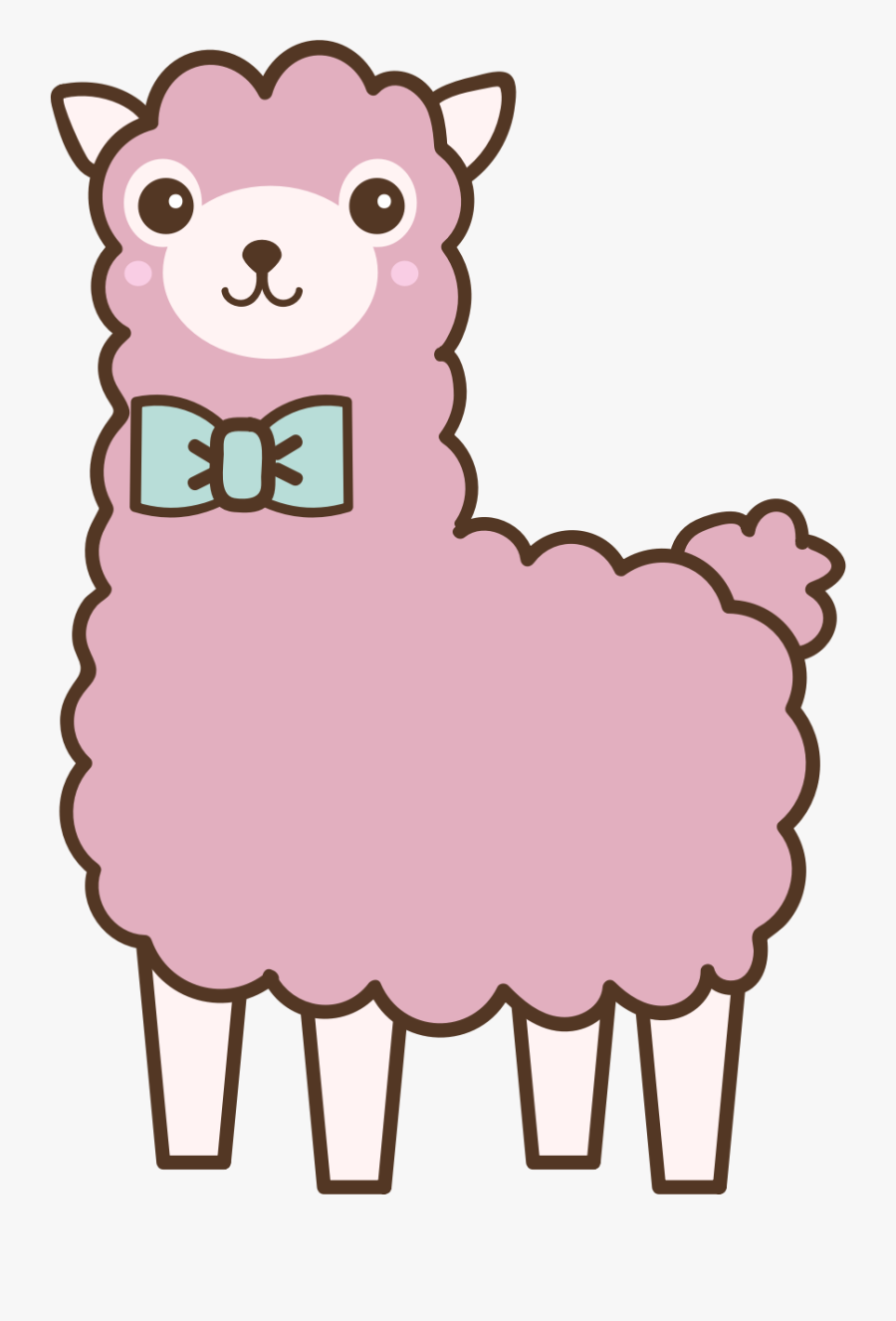 Llama Cute Clipart - Lhama Desenho Para Colorir, Transparent Clipart