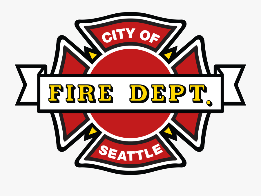 Seattle Fire Department Logo, Transparent Clipart