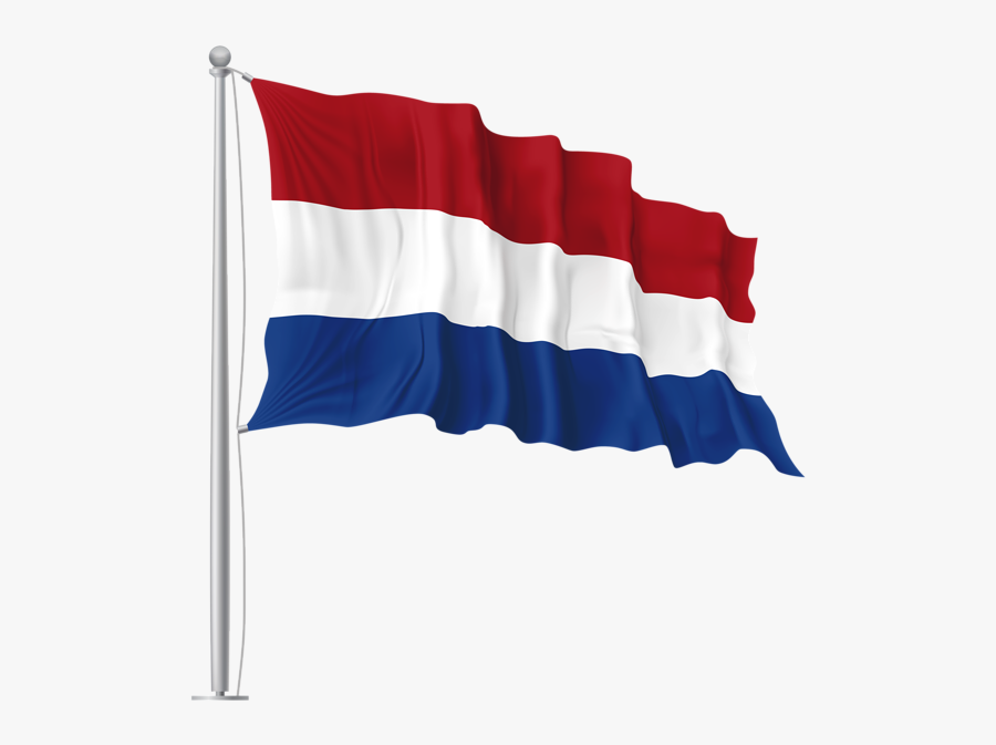 Netherlands Waving Flag Png Image - Italy Flag Waving Png, Transparent Clipart