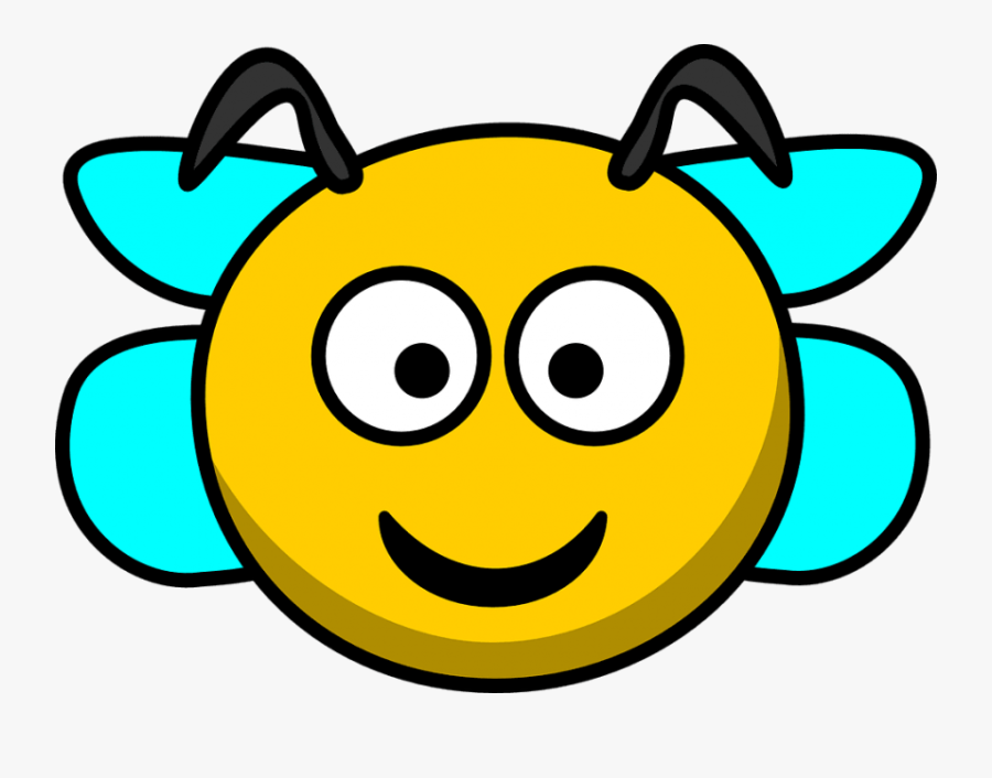 Bee Face Clipart, Transparent Clipart