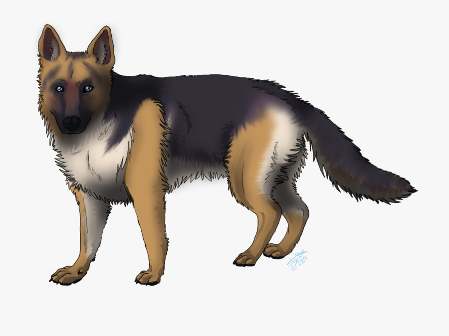 Head Clipart German Shepherd - Cartoon Dogs German Shepherd, Transparent Clipart