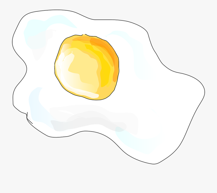 Fried Egg Clipart Protein - Cartoon Fried Egg, Transparent Clipart