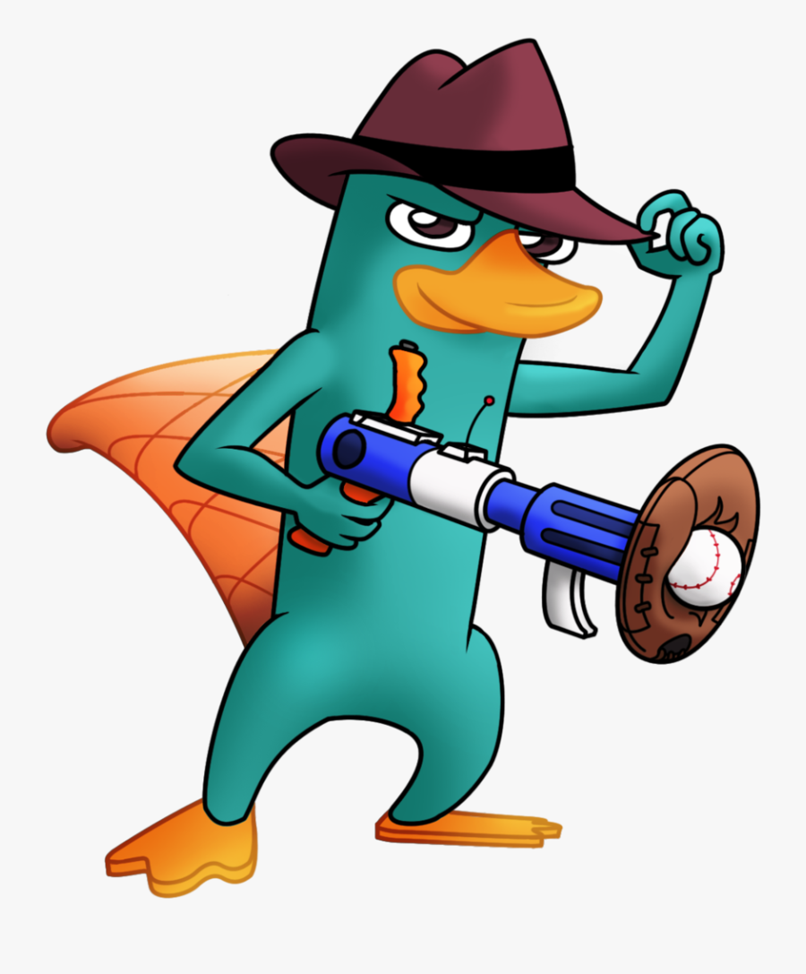 Perry The Platypus Wallpapers Wallpaper - Perry The Platypus Gun, Transparent Clipart