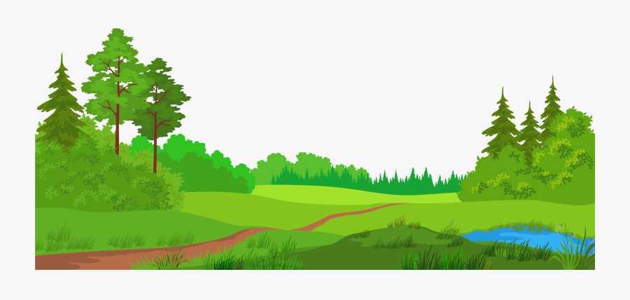 Landscaping Clipart Tree - Grass And Trees Clipart, Transparent Clipart