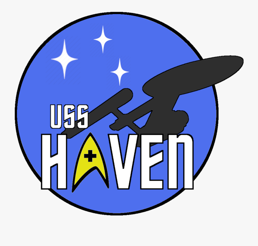 Uss Haven Central Florida"s Star Trek Club - Emblem, Transparent Clipart