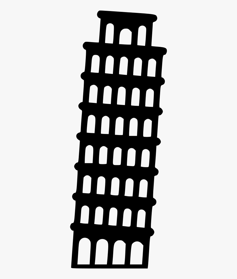Leaning Tower Pisa - Tower Of Pisa Icon, Transparent Clipart