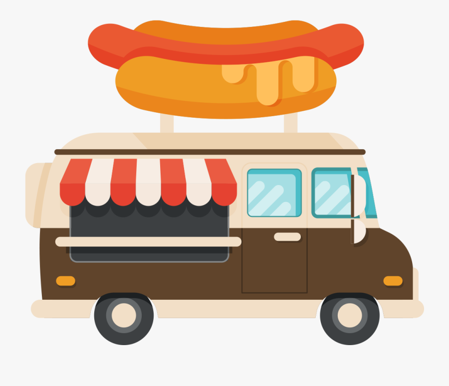 Car Going Fast - Transparent Background Food Truck Clip Art, Transparent Clipart