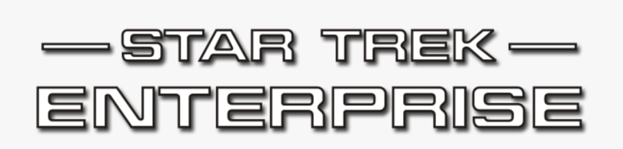 Star Trek Enterprise Title, Transparent Clipart