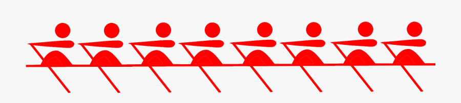 Rowing Oars Team - Rowing Clipart, Transparent Clipart