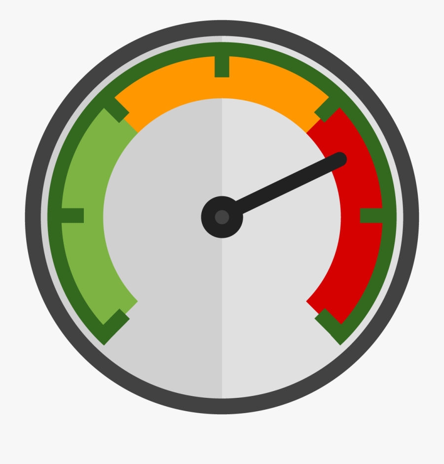 Fast Clipart Speedometer - Good Bad Meter Png, Transparent Clipart