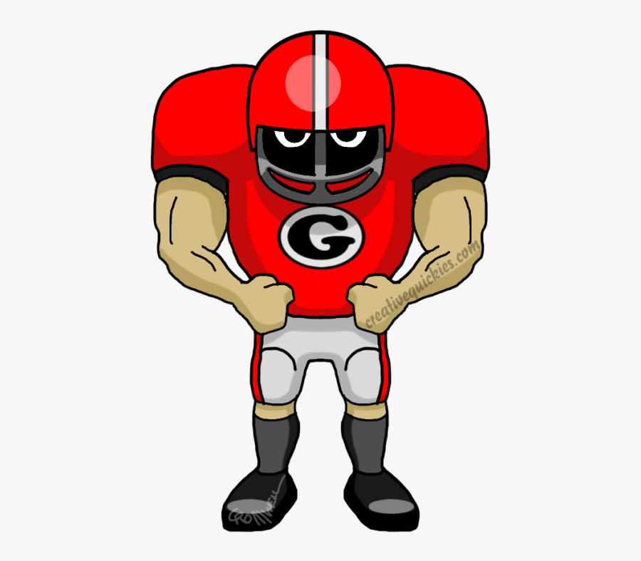 Football Clipart Georgia Bulldogs - Cartoon Eagles ...