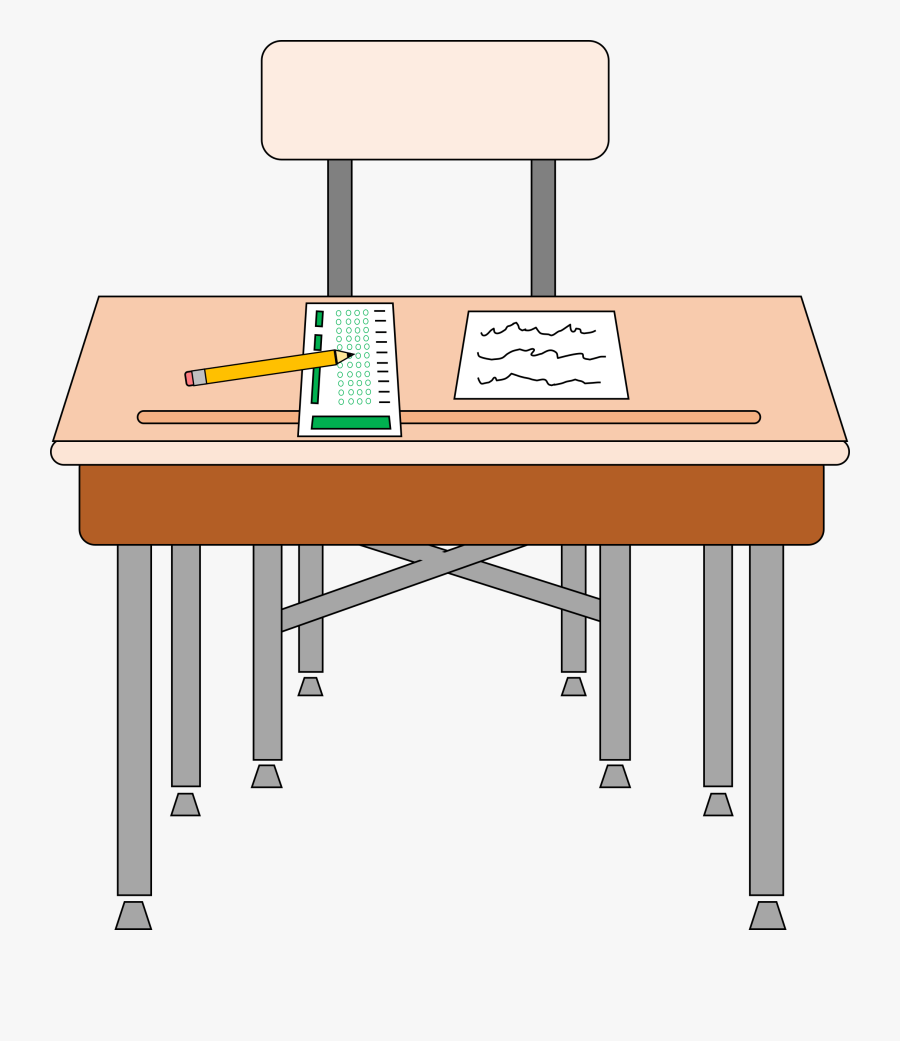 Free Student Desk Clip Art - Desk Clipart, Transparent Clipart