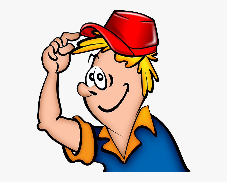 Animated - Student - Thinking - Wearing A Hat Clipart, Transparent Clipart