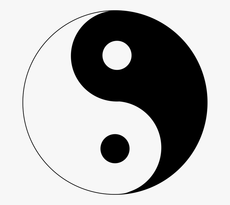 Yin Yang, Asian, Harmony, Symbol, Culture, Chinese - Taoism Symbol, Transparent Clipart