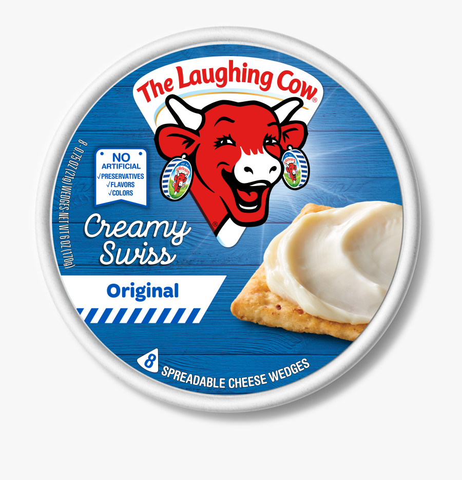 Laughing Cow Cheese Wedge, Transparent Clipart