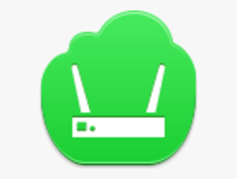 Cloud Router Icon, Transparent Clipart