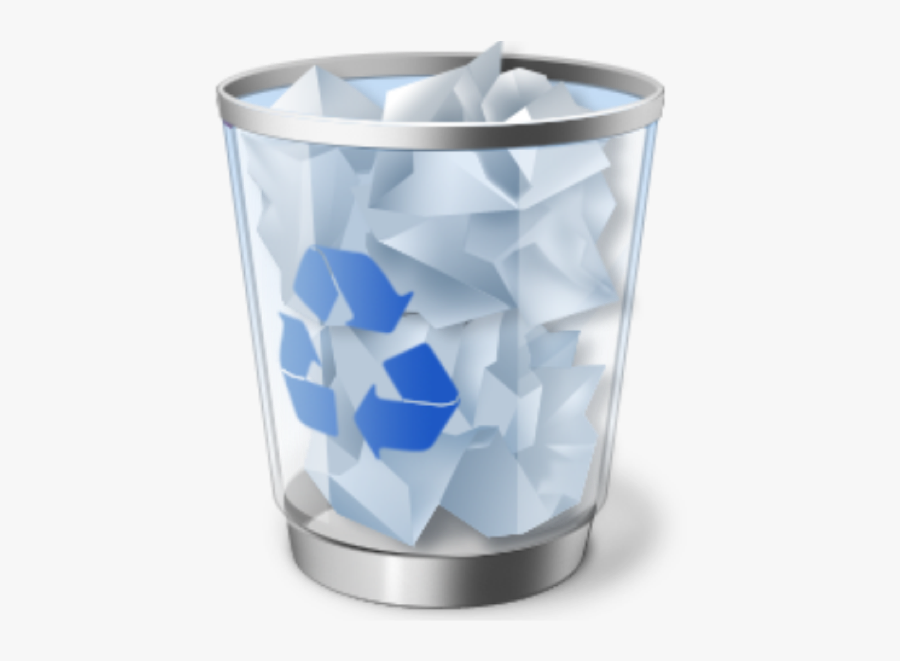 Recycling-bin - Recycle Bin Icon In Computer , Free Transparent Clipart