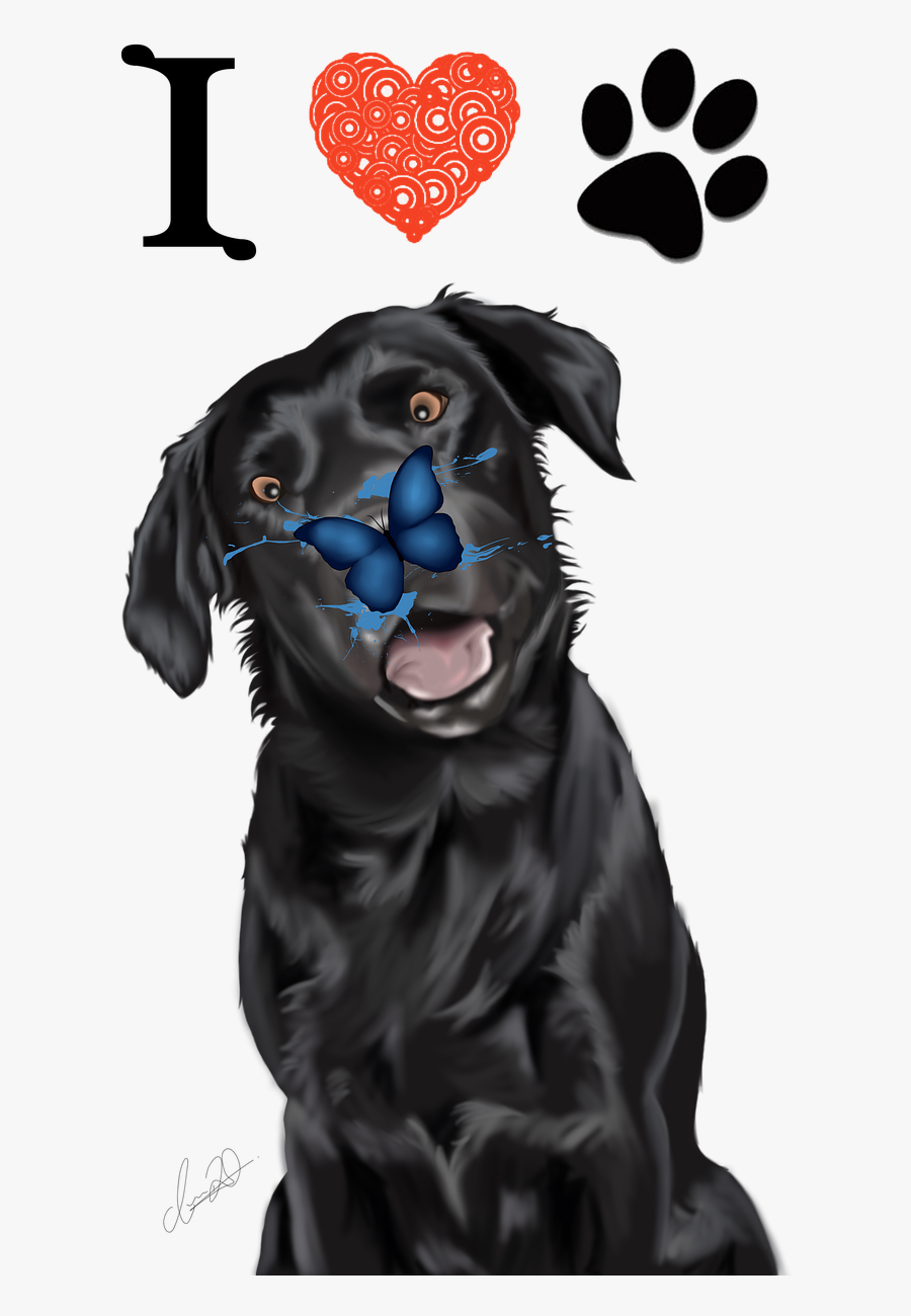 Labrador Dog Love Free Picture - Estampas De Cachorro, Transparent Clipart