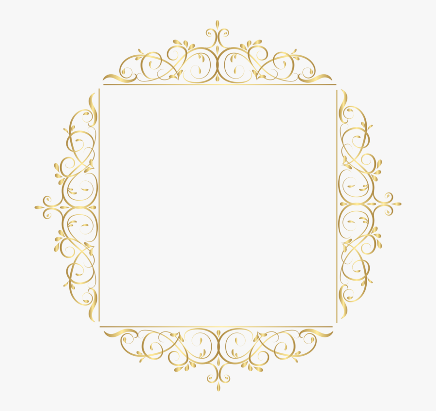 Decorative Borders Clip Art - Circle, Transparent Clipart