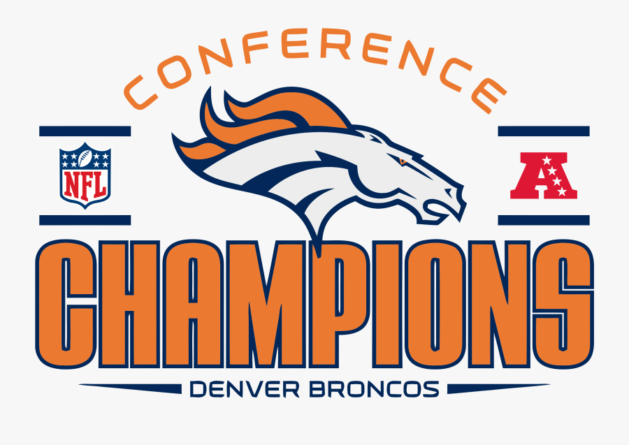 Transparent Denver Broncos Logo Png - Afc Champions Logo Png, Transparent Clipart