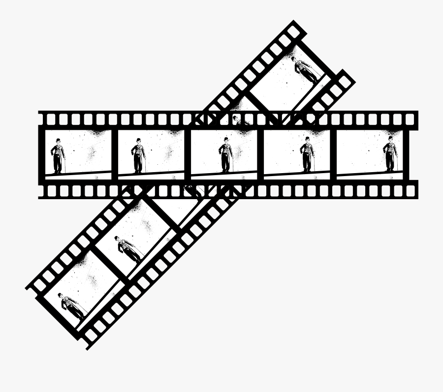 Clipart - Charlie Chaplin Film Reel, Transparent Clipart
