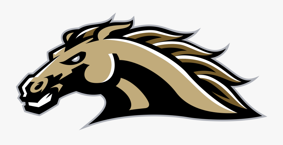 Mustang Clipart Bronco - Western Michigan University Broncos Logo, Transparent Clipart