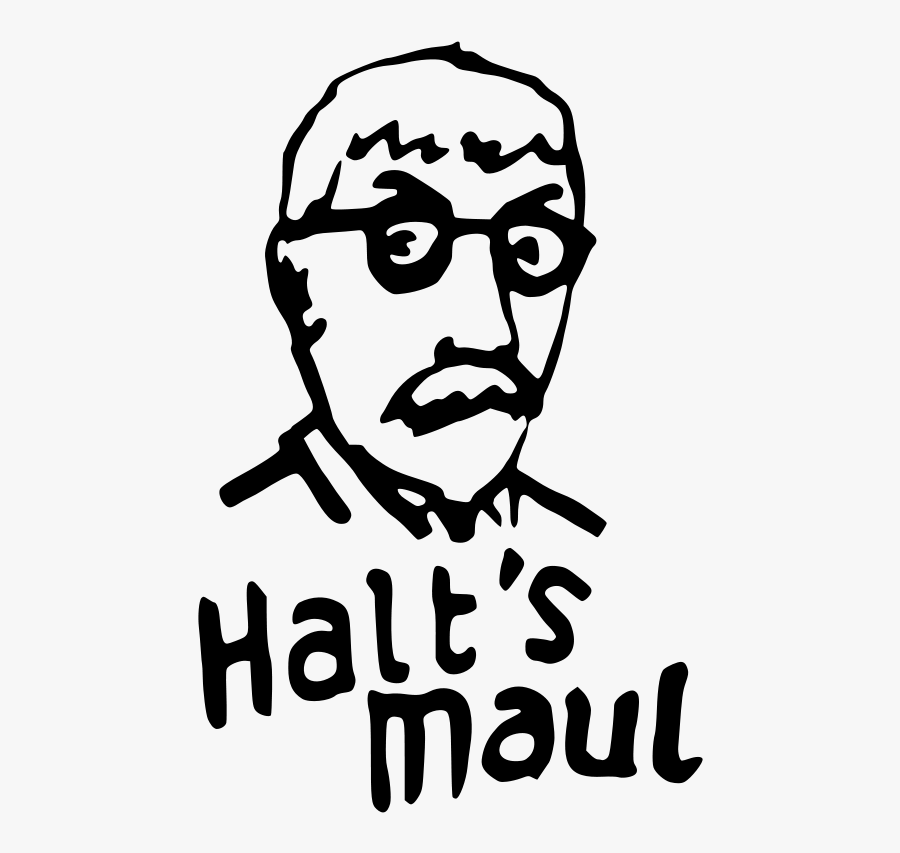 Racist - Clipart - Thilo Sarrazin Halts Maul, Transparent Clipart