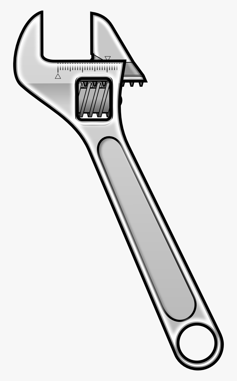 Wrench Icon, Transparent Clipart