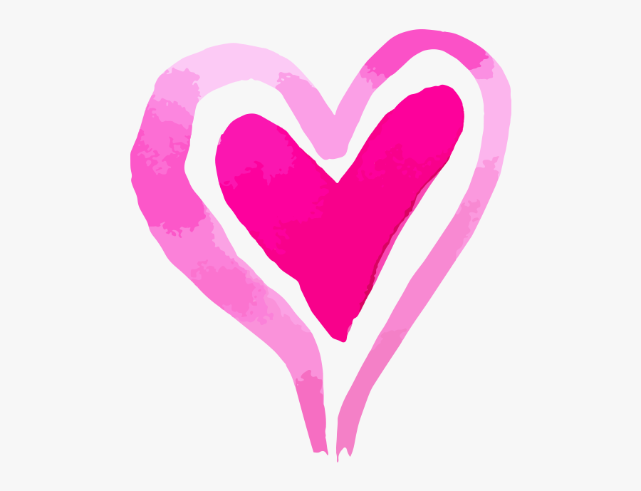 Png Watercolor Heart Transparent - Watercolor Heart Png Heart, Transparent Clipart