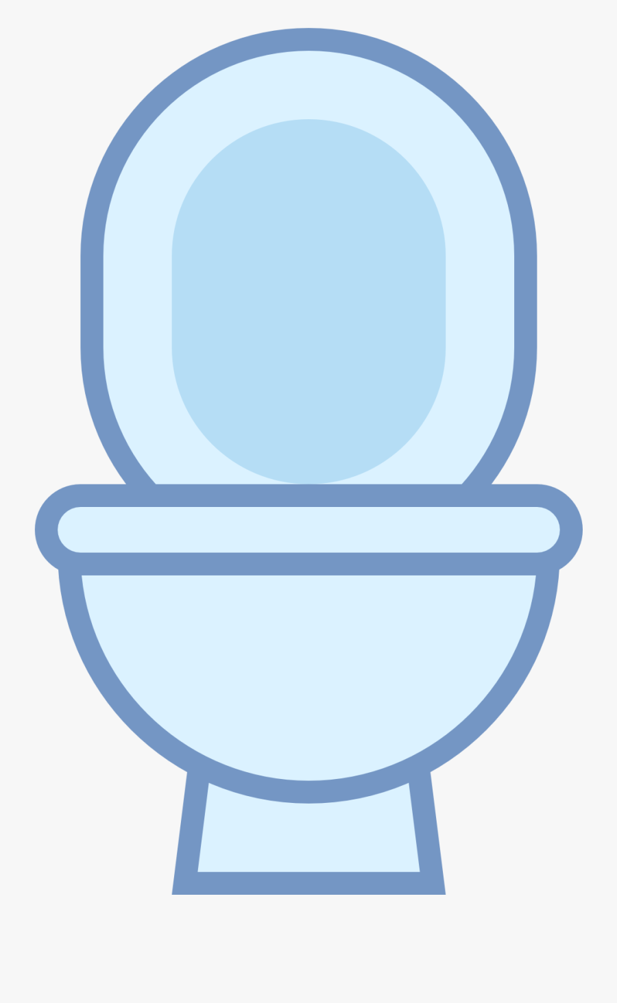 Toilet Bowl Icon - Circle, Transparent Clipart