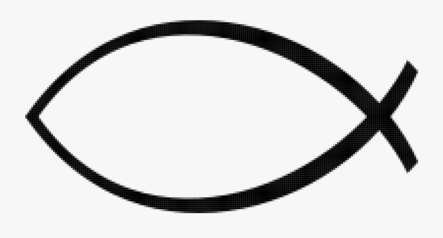 Symbol,rim,line - Ichthys Christian Symbol, Transparent Clipart