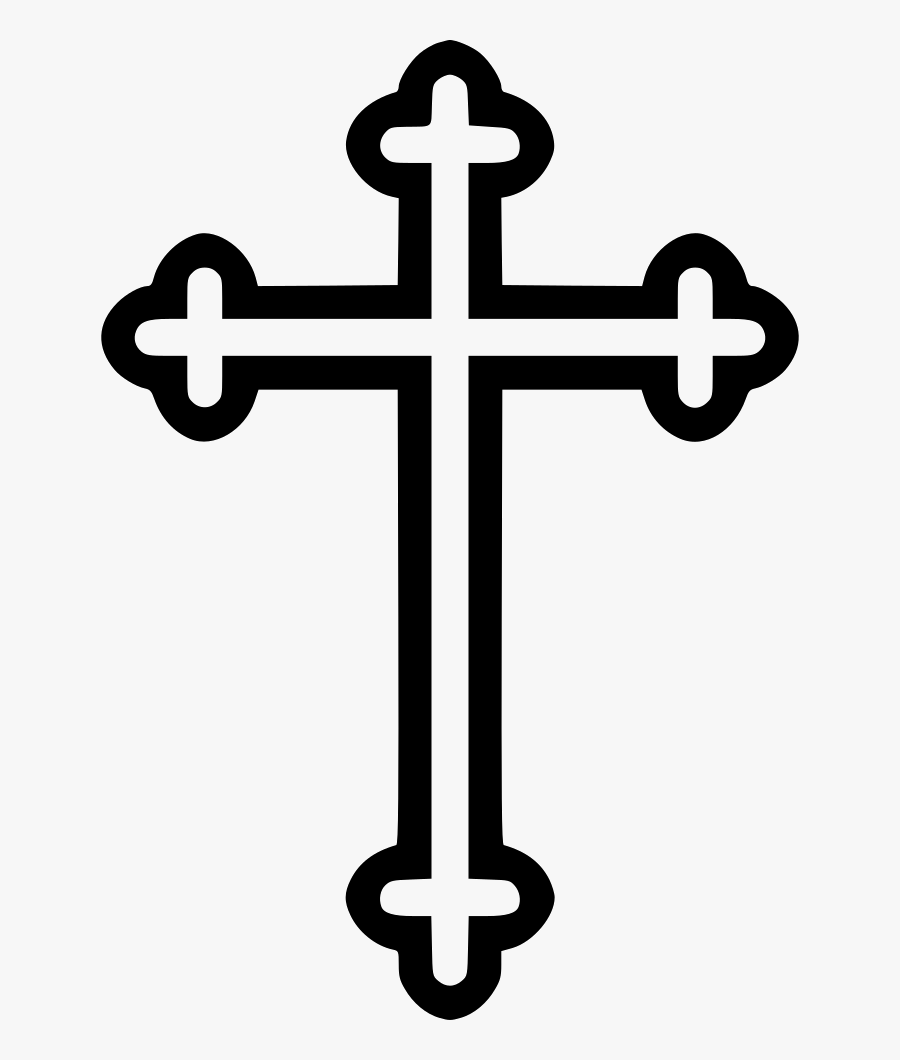 Cross Christian Religion Symbol Byzantine - Orthodox Cross Png, Transparent Clipart