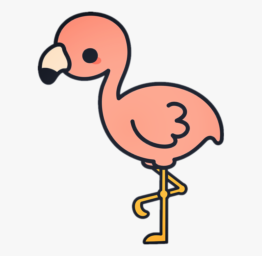 Flamingo Clipart Pink Flamingo Cute Easy Flamingo Drawing , Free