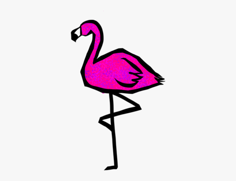 #art #original #flamingo #animal #bird #pink #purple - Greater Flamingo, Transparent Clipart