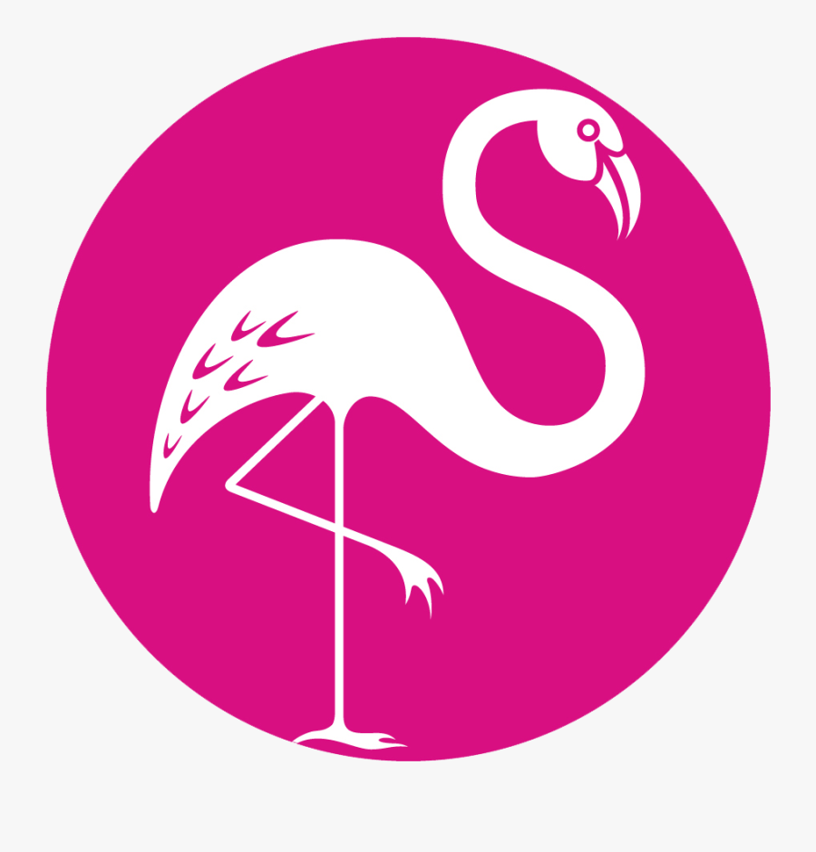 Pink Flamingo Certification - Pink Flamingo Logo, Transparent Clipart