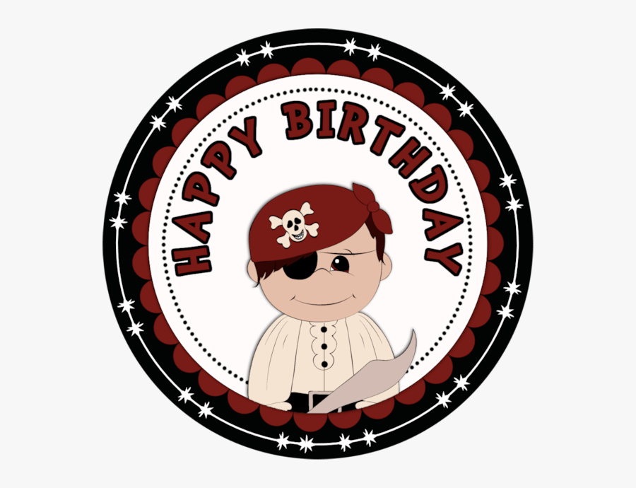 Happy Birthday Pirate Png, Transparent Clipart